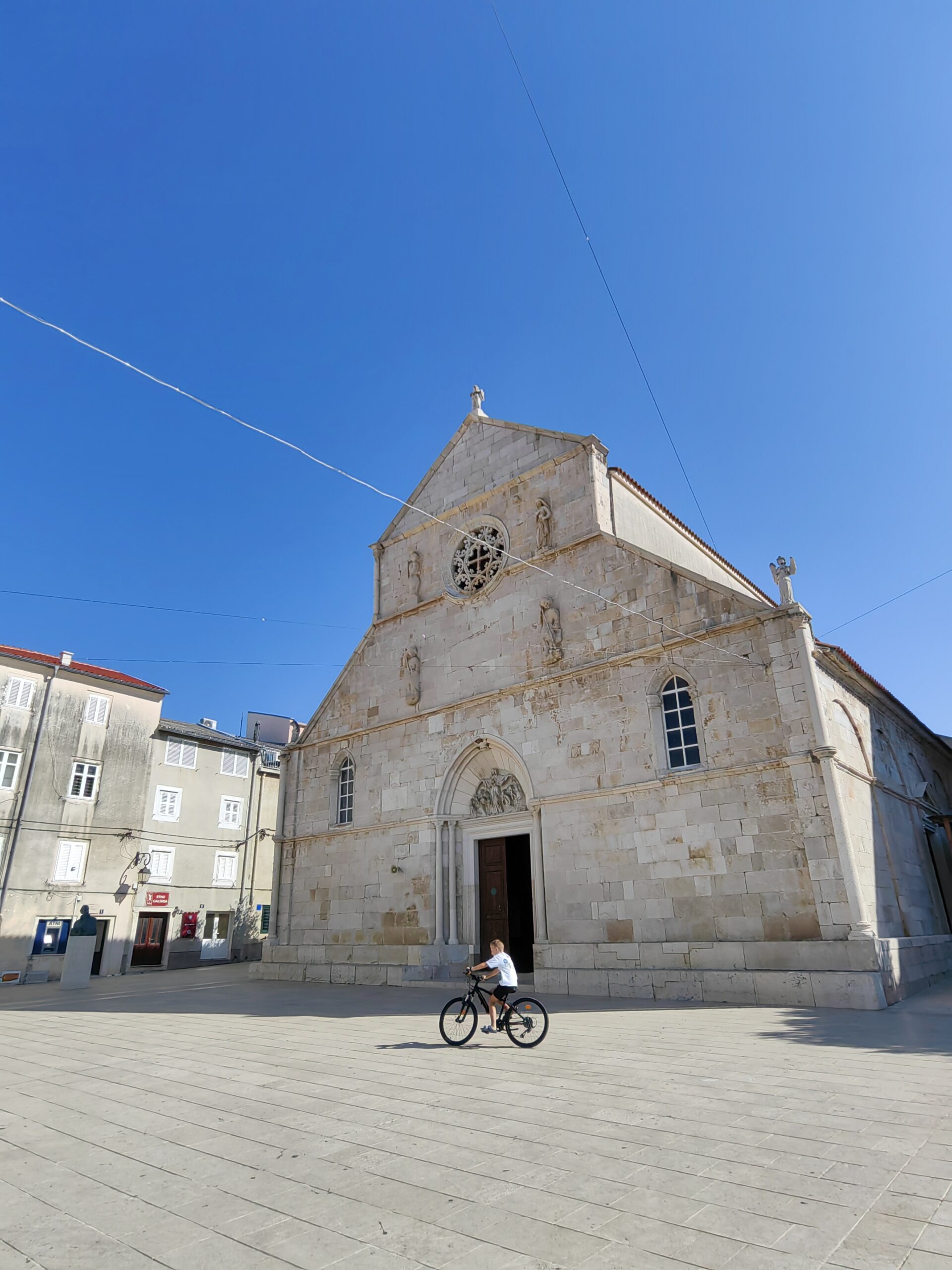 Church of the Assumption of Mary on the main square in Pag, Croatia